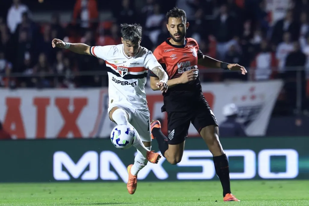 Ferreira jogador do Sao Paulo durante partida contra o Athletico-PR no estadio Morumbi pelo campeonato Copa Do Brasil 2025. Foto: Marcello Zambrana/AGIF