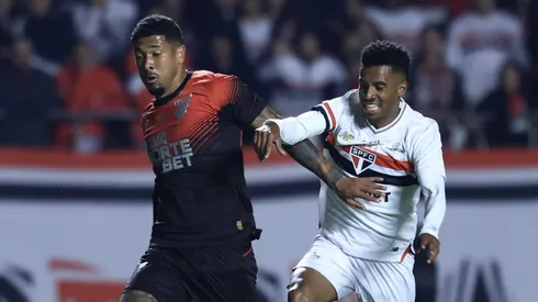 Marcos Antonio jogador do Sao Paulo durante partida contra o Athletico-PR no estadio Morumbi pelo campeonato Copa Do Brasil 2025. Foto: Marcello Zambrana/AGIF