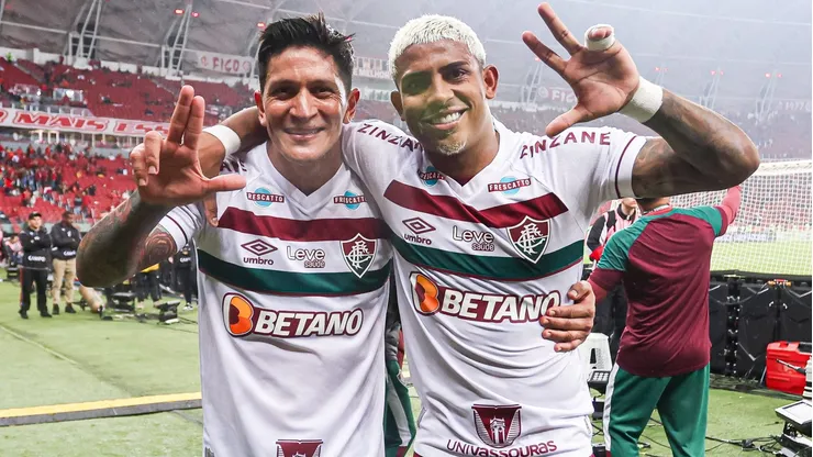 Germán Cano e John Kennedy brilharam no último mata-mata entre Fluminense e Internacional