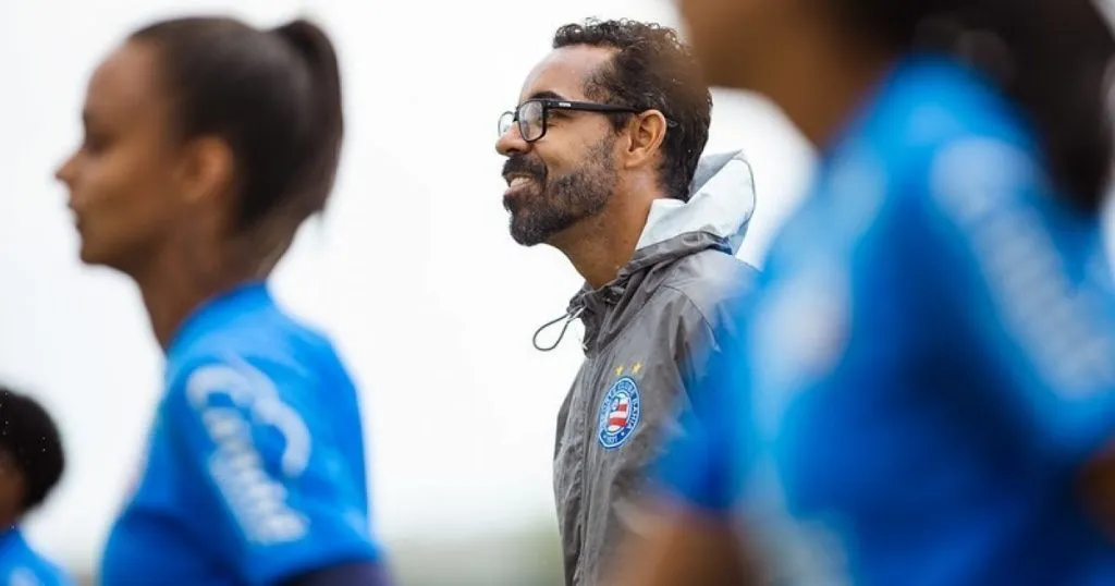 Técnico Felipe Freitas. Foto: Letícia Martins/EC Bahia