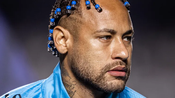 Neymar reclamou do gramado no estádio do Palmeiras - Foto: Raul Baretta/SFC.