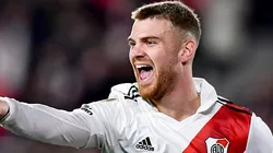 Lucas Beltrán durante partida entre River Plate e Racing, pelo Campeonato Argentino, em 2023. Foto: Marcelo Endelli