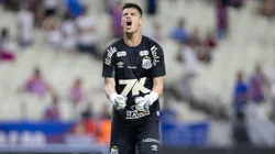 Gabriel Brazão, goleiro do Santos. Foto: Baggio Rodrigues/AGIF.