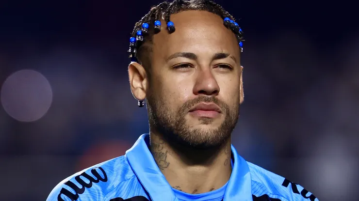 Neymar antes da partida entre Santos x Juventude - Foto: Marcello Zambrana/AGIF