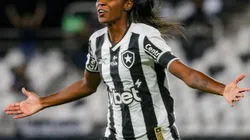 Jogadora Tipa, do Botafogo. Foto: Arthur Barreto/Botafogo