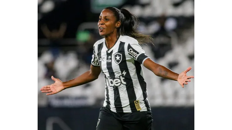 Jogadora Tipa, do Botafogo. Foto: Arthur Barreto/Botafogo