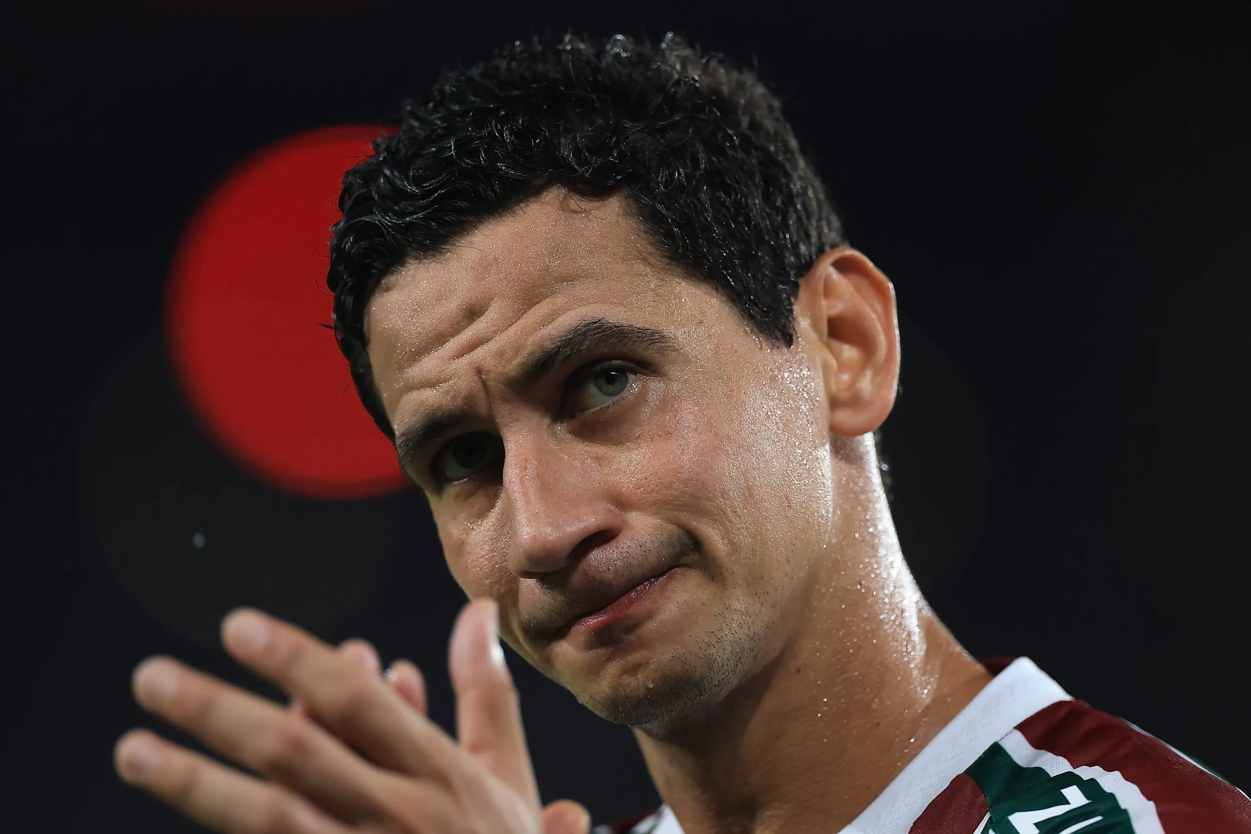 RIO DE JANEIRO, BRAZIL – AUGUST 02: Paulo Henrique Ganso of Fluminense gestures during the match between Fluminense and Gremio as part of Brasileirao 2025 at Maracana Stadium on August 02, 2025 in Rio de Janeiro, Brazil. (Photo by Buda Mendes/Getty Images)