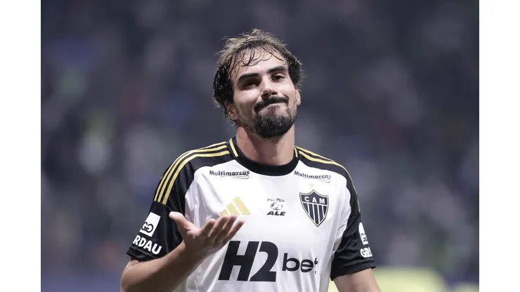 SP - SAO PAULO - 20/07/2025 - BRASILEIRO A 2025, PALMEIRAS X ATLETICO-MG - Igor Gomes jogador do Atletico-MG lamenta durante partida contra o Palmeiras no estadio Arena Allianz Parque pelo campeonato Brasileiro A 2025. Foto: Marcello Zambrana/AGIF