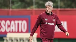 Renato Gaúcho, técnico do Fluminense finalizou o treino do elenco desta terça-feira no CT