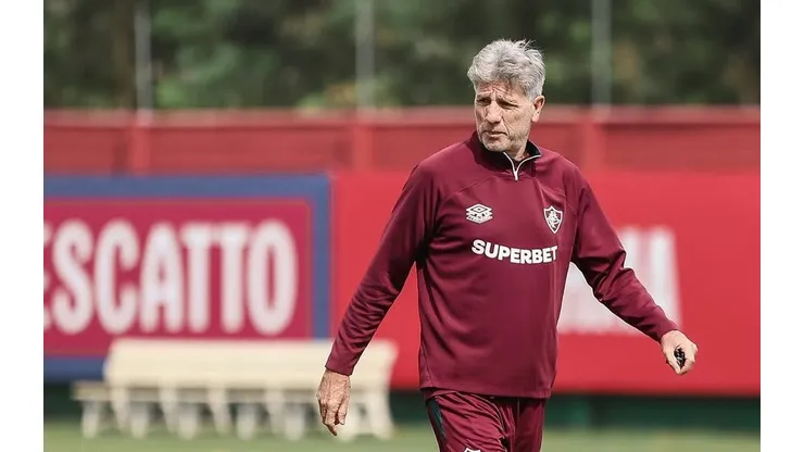 Renato Gaúcho, técnico do Fluminense finalizou o treino do elenco desta terça-feira no CT
