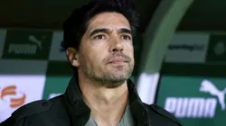 Abel Ferreira durante partida entre Palmeiras e Grêmio, no Allianz Parque, pelo Brasileirão.