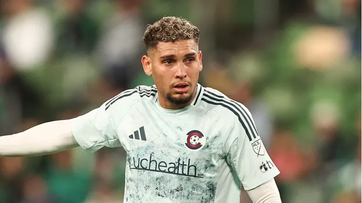 Rafael Navarro durante partida do Colorado Rapids