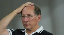 RJ - RIO DE JANEIRO - 26/07/2025 - BRASILEIRO A 2025, BOTAFOGO X CORINTHIANS - John Textor CEO do Botafogo durante partida contra o Corinthians no estadio Engenhao pelo campeonato Brasileiro A 2025.