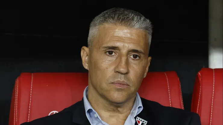 Crespo durante partida do SPFC no Beira-Rio