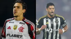 Hulk x Pedro duelo entre Atlético-MG e Flamengo - Fotos Agif