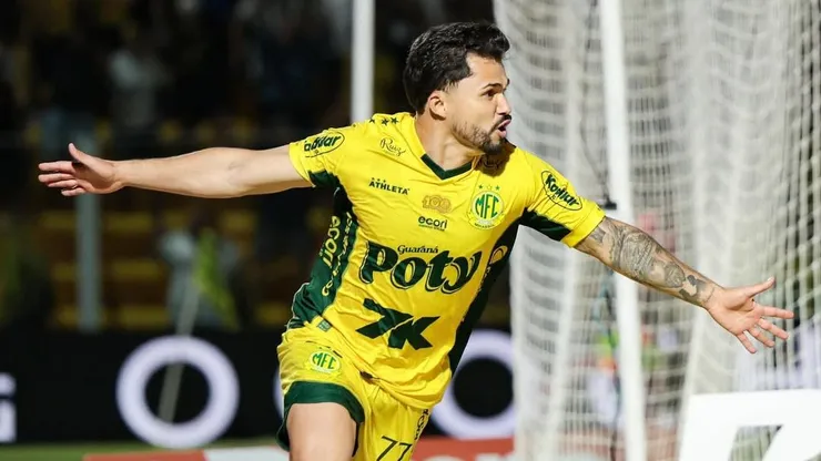 Alesson jogador do Mirassol comemora gol diante do Vasco - Foto: Reprodução/Instagram