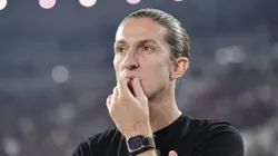 Filipe Luis definiu a equipe titular do Flamengo. Foto: Thiago Ribeiro/AGIF