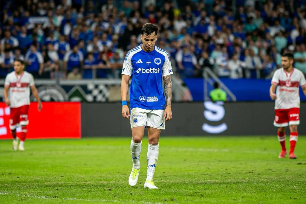 Kaio Jorge jogador do Cruzeiro durante partida contra o CRB – Foto: Fernando Moreno/AGIF