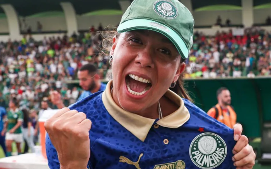 Camilla Orlando, treinadora do Palmeiras. Foto: Divulgação/Palmeiras