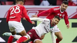 Everaldo, atacante do Fluminense em partida pela Copa do Brasil