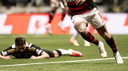 Natanael após lance com Cebolinha - Foto: Mateus Dutra/AGIF