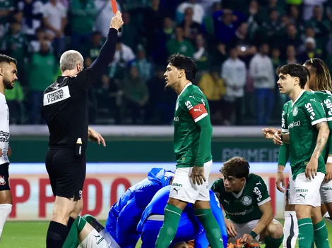 Aníbal Moreno é expulso por agressão no clássico contra o Corinthians