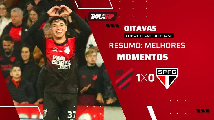 Resumo completo: Athletico-PR elimina o São Paulo nos pênaltis e segue na Copa Betano do Brasil