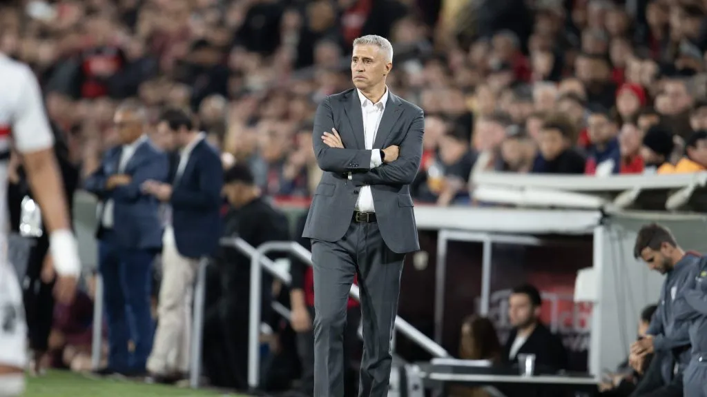 Crespo no São Paulo. Foto: Hedeson Alves/AGIF