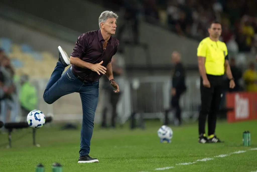 RJ – RIO DE JANEIRO – 06/08/2025 – COPA DO BRASIL 2025, FLUMINENSE X INTERNACIONAL – Renato Gaucho tecnico do Fluminense durante partida contra o Internacional no estadio Maracana pelo campeonato Copa Do Brasil 2025. Foto: Jorge Rodrigues/AGIF