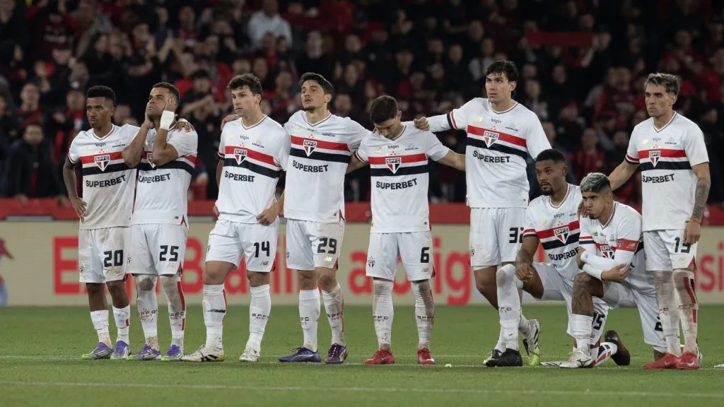 São Paulo foi eliminado da Copa do Brasil nos pênaltis. Foto: Hedeson Alves/AGIF