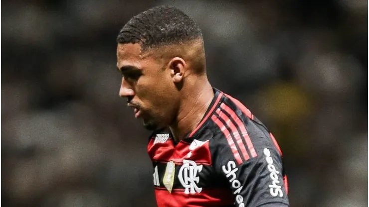 Samu Lino, atacante do Flamengo