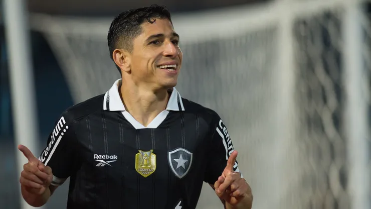 Savarino marcou o gol da vitória do Botafogo sobre o Bragantino. Foto: Anderson Romão/AGIF