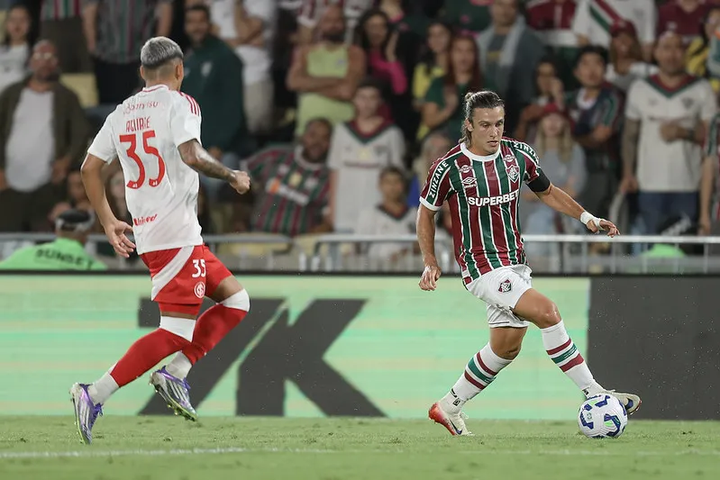 Fluminense empatou com o Inter com gol de Canobbio. Foto: Marcelo Gonçalves/Fluminense FC
