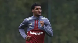 Lucas Ferreira durante treino do SPFC - Foto: Flickr São Paulo