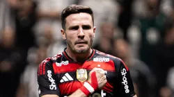 MG - BELO HORIZONTE - 06/08/2025 - COPA DO BRASIL 2025, ATLETICO-MG X FLAMENGO - Saul jogador do Flamengo cobra penalti em decisao durante partida contra o Atletico-MG no estadio Arena MRV pelo campeonato Copa Do Brasil 2025.