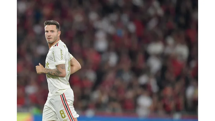 Saúl tenta acalmar torcedores e fala em virada no Brasileirão. Foto: Thiago Ribeiro/AGIF