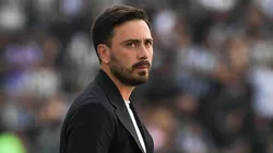 Davide Ancelotti tecnico do Botafogo durante partida contra o Cruzeiro no estadio Engenhao pelo campeonato Brasileiro A 2025. Foto: Thiago Ribeiro/AGIF