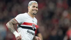 Luciano jogador do Sao Paulo durante partida contra o Athletico-PR no estadio Arena da Baixada pelo campeonato Copa Do Brasil 2025. Foto: Hedeson Alves/AGIF