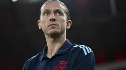 Filipe Luis, técnico do Flamengo, durante partida contra o Botafogo-PB no estadio Maracana pelo campeonato Copa Do Brasil 2025. Foto: Jorge Rodrigues/AGIF