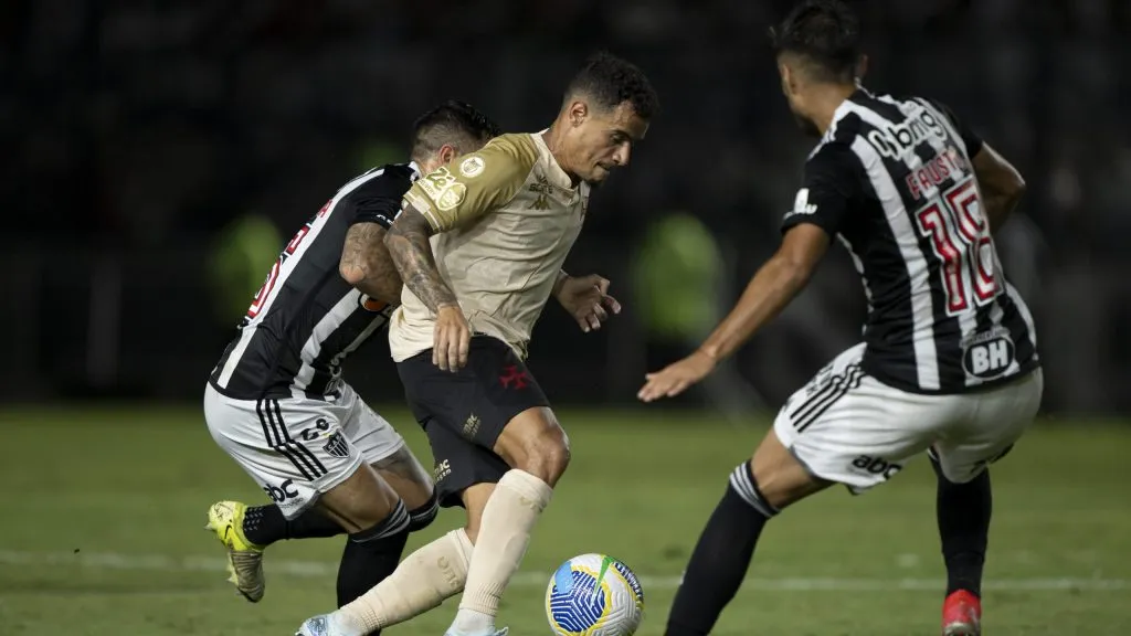 Vasco x Atlético-MG se enfrentam pelo Brasileirão 2025. Foto: Jorge Rodrigues/AGIF