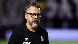 Cléber Xavier, técnico do Santos. Foto: Marcello Zambrana/AGIF