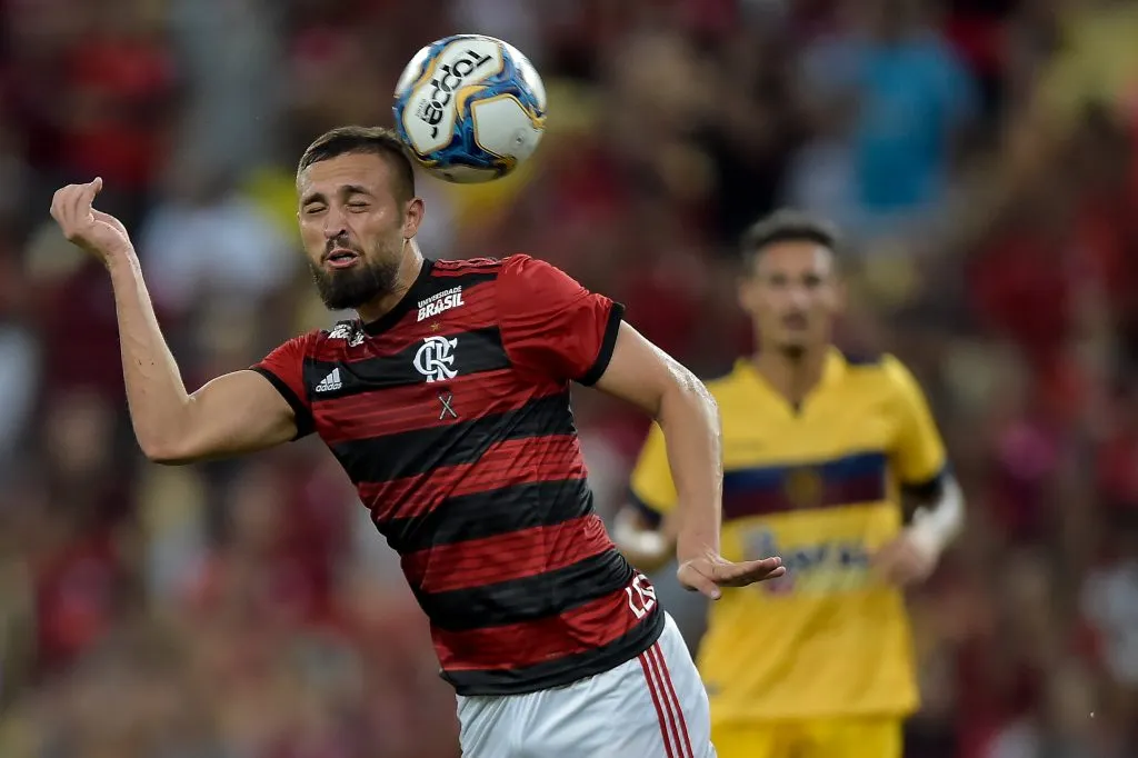 RJ – Rio de Janeiro – 19/03/2019 – Carioca 2019, Madureira x Flamengo – Leo Duarte, ex-jogador do Flamengo, durante partida contra o Madureira no estadio Maracana pelo campeonato Carioca 2019. Foto: Thiago Ribeiro/AGIF