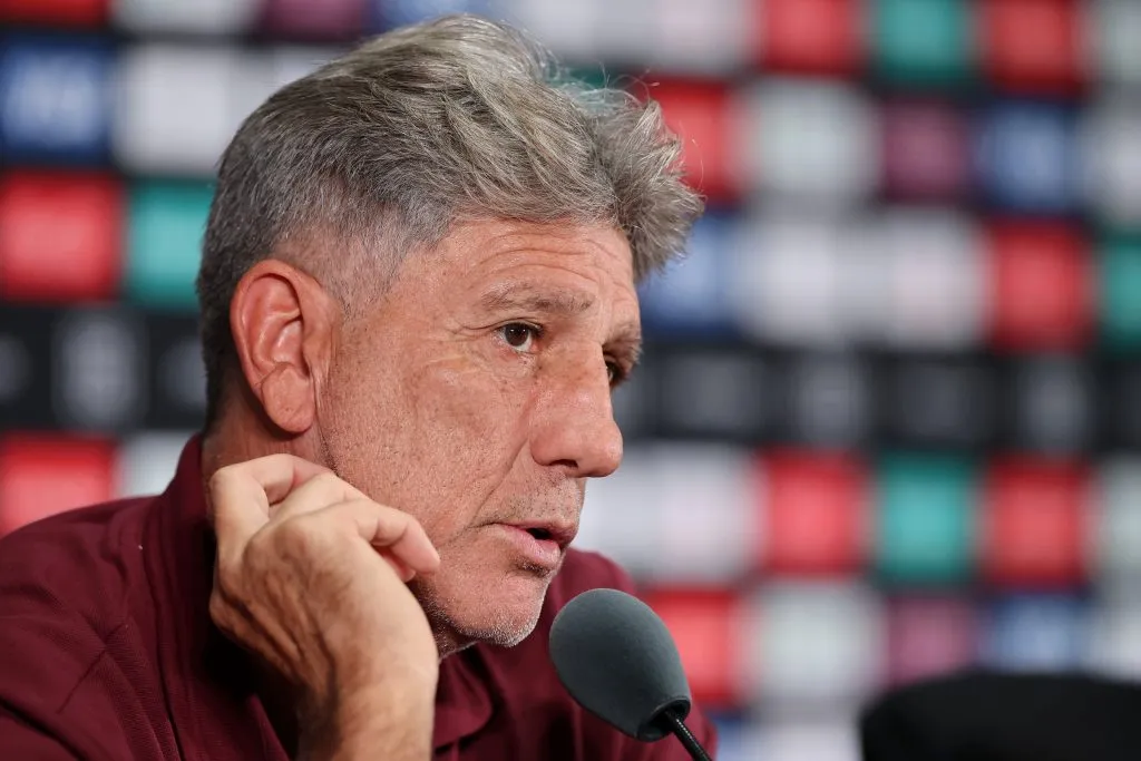 Renato Gaúcho, treinador do Fluminense. (Photo by Alex Grimm/Getty Images)
