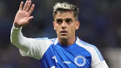 Fagner durante partida entre Cruzeiro e CRB, no Mineirão, pela Copa do Brasil.