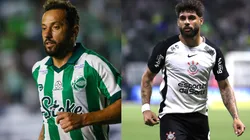 Nenê e Yuri Alberto vão se enfrenta em Juventude x Corinthians - Fotos: Reprodução/AGIF