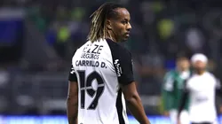Andre Carrillo jogador do Corinthians durante partida contra o Palmeiras no estadio Arena Allianz Parque pelo campeonato Copa Do Brasil 2025. Foto: Marcello Zambrana/AGIF