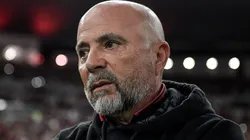 Sampaoli durante partida entre Flamengo e Grêmio, no Maracanã, pela Copa do Brasil 2023.