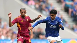 Wesley durante o amistoso contra o Everton. Photo by Carl Recine/Getty Images