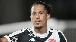 Mauricio Lemos jogador do Vasco durante partida contra o Santos no estadio Sao Januario pelo campeonato Brasileiro A 2025. Foto: Thiago Ribeiro/AGIF