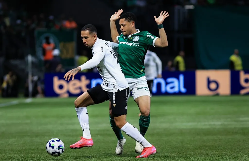 Vitor Roque jogador do Palmeiras durante partida contra o Ceara – Foto: Fabio Giannelli/AGIF